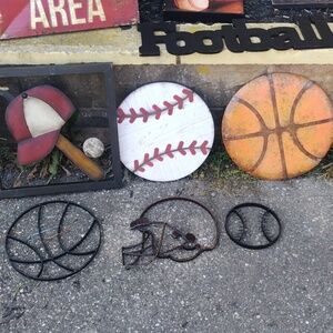 Tin signs for boys room